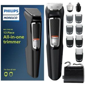 Mens 13 Piece Grooming Kit for Beard,  Hair Trimmer and Hair Clipper NWT